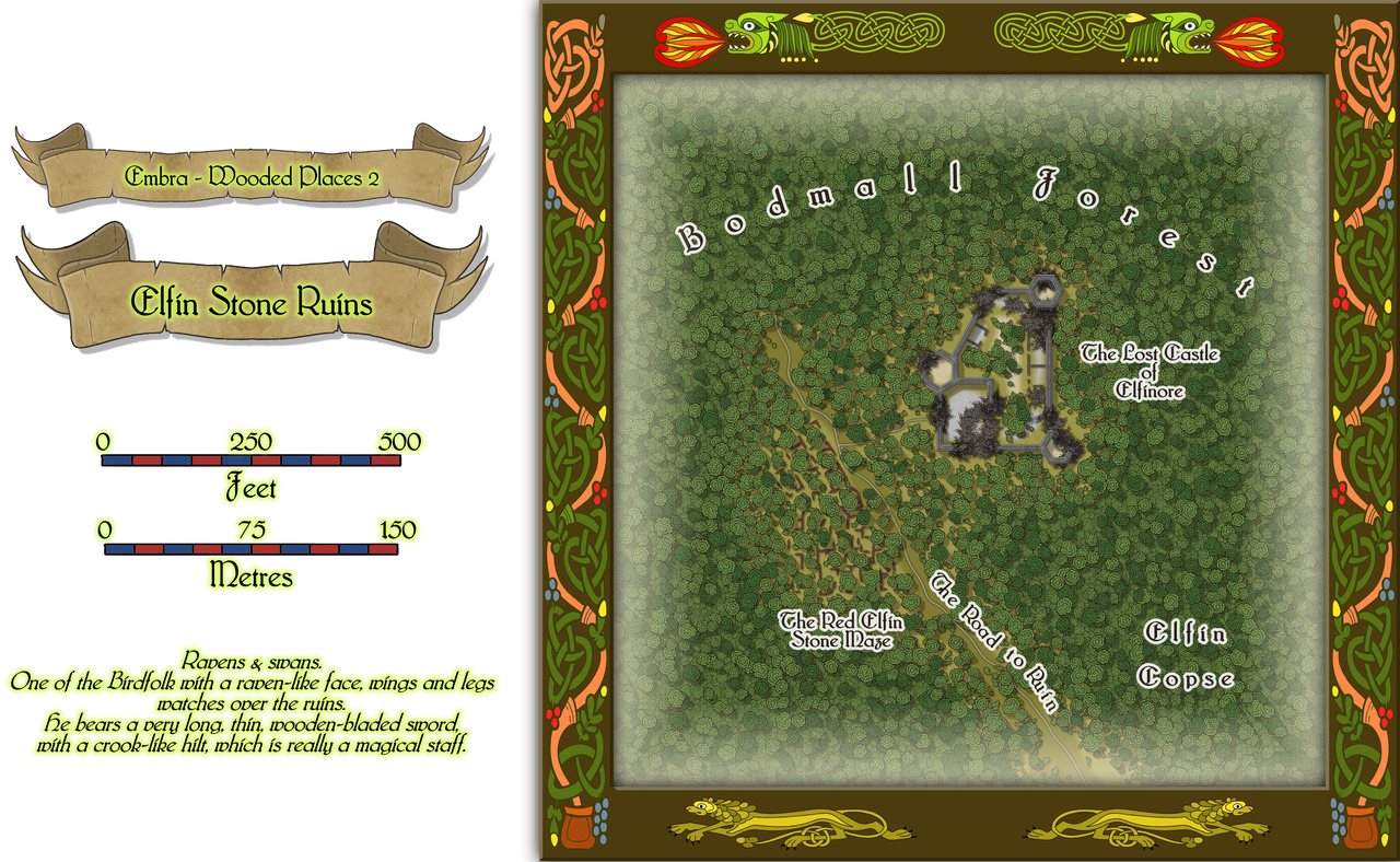 Nibirum Map: embra elfin stone ruins by Wyvern